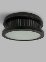The Urban Electric Co. CHP Black Toned Flush Mount Ceiling Fixture