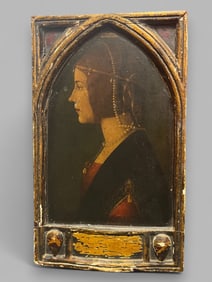 After Leonardo Da Vinci (italian, 1452-1519), Portrait Of Beatrice D'Este, 19th Century