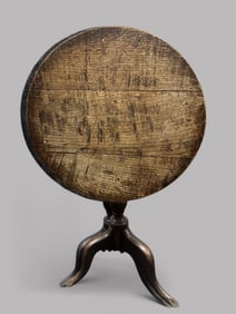 Provincial Queen Anne Style Tilt Top Tea Table, C. 19th Century