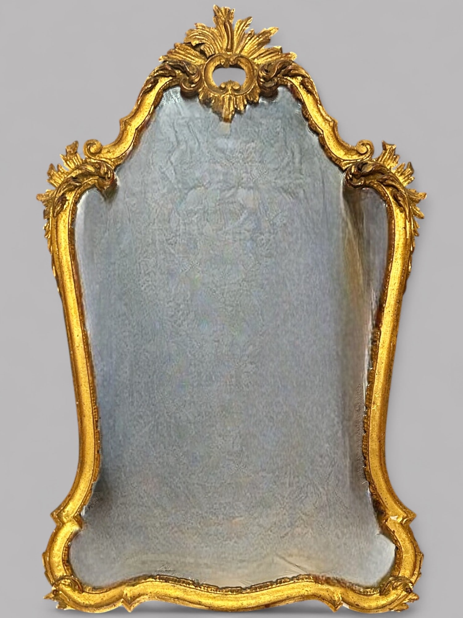 Baroque Style Gilt Wood Mirror (1 of 3)