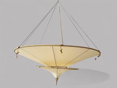 Fortuny Silk Scheherazade Two -Tier Chandelier