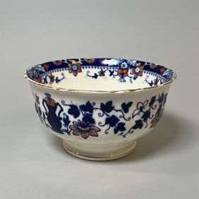 Staffordshire Imari Ware Japan Open Bowl, C 19th Century