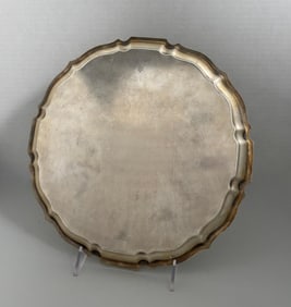 Gorham Chippendale Sterling Silver Serving Platter, C. Mid-20th Century