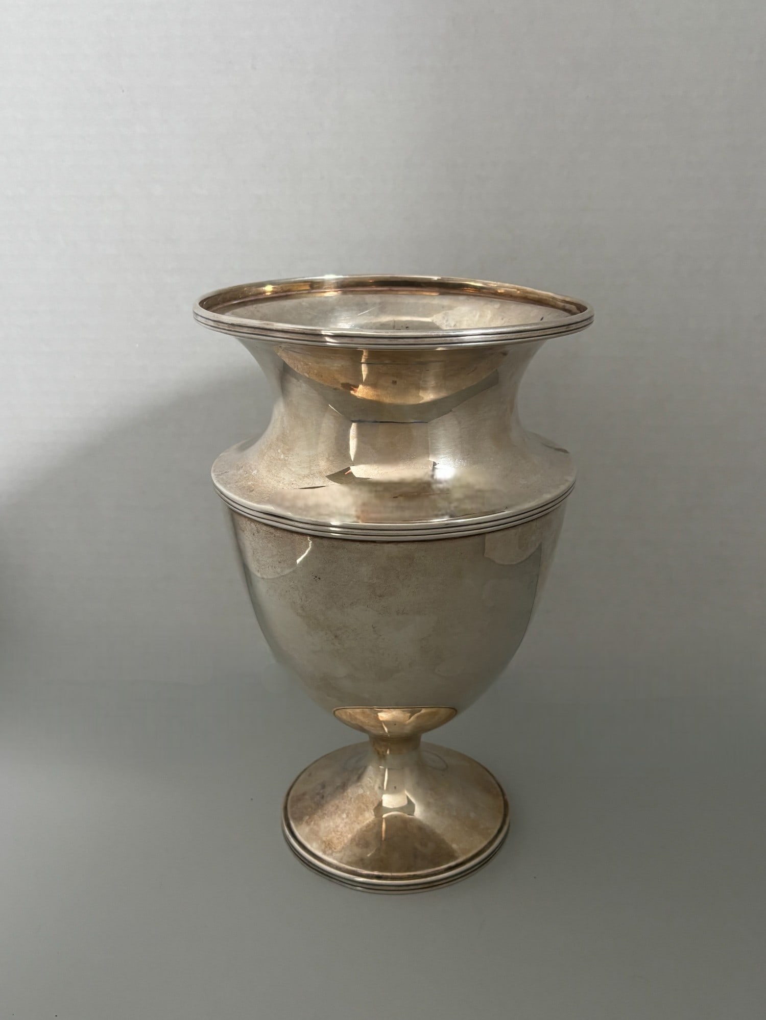 Woodside Sterling Silver Hollowware Urn Shape Vase, C. 1900 (1 of 5)