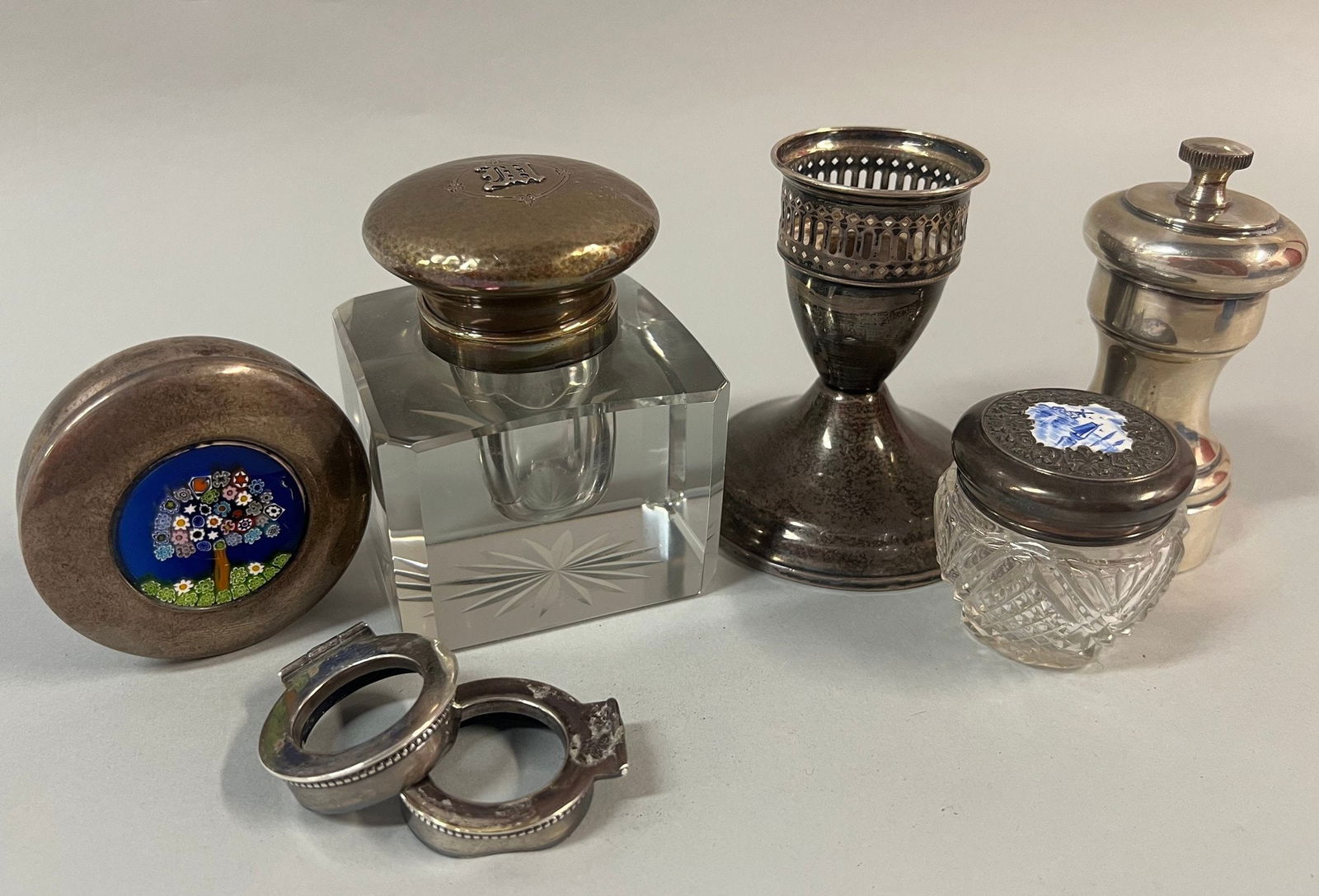 Various Sterling Silver Mounted Pieces (7) (1 of 17)