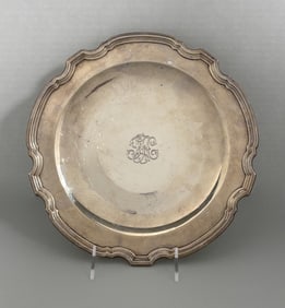 Tiffany & Company Hampton Hollowware Sterling Silver Round Charger/Platter, C 1950s