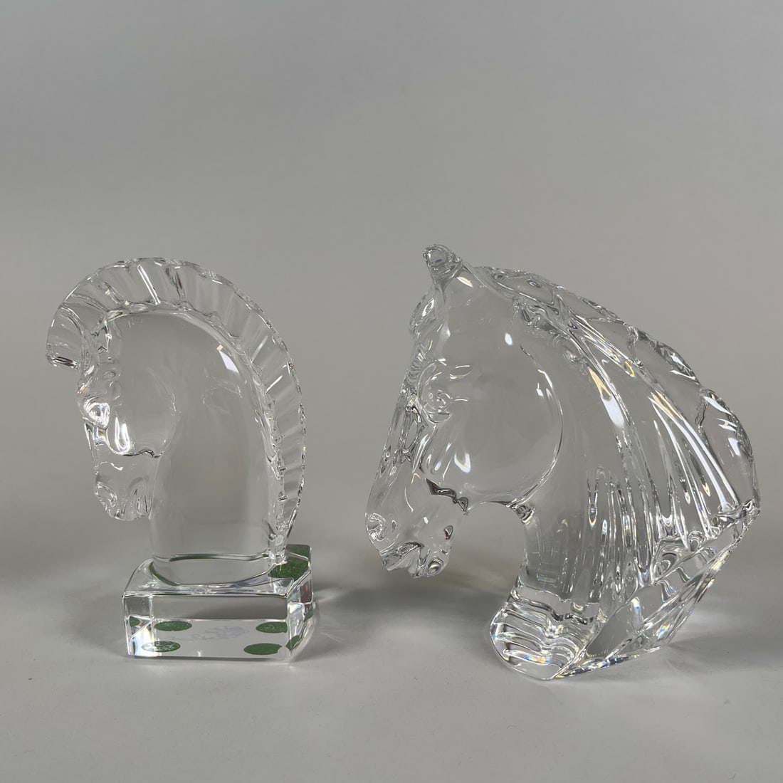 Steuben Horse Head Figurine With Waterford Crystal Horse Head Figurine (1 of 11)