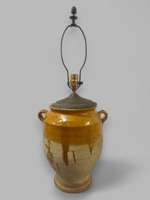 Double Handled French Confit Pot Lamp