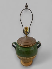 Double Handled French Confit Pot Lamp