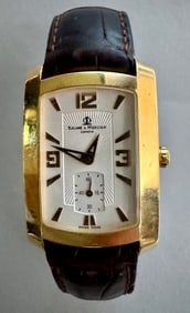 Baume & Mercier Hampton Yellow Gold 18K Swiss Watch