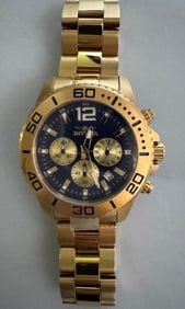 Invicta Pro Diver Men's Stainless Steel Tritnite Night Glow Watch