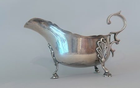Martin Hall And Co Sterling Silver Gravy Dish