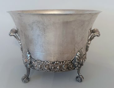 Continental 800 Silver Footed Cache Pot