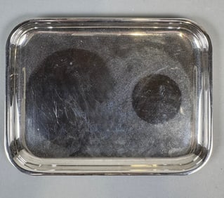 Sterling Silver Rectangular Miniature Tray