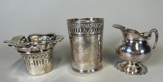 Group Of Sterling Silver Tableware