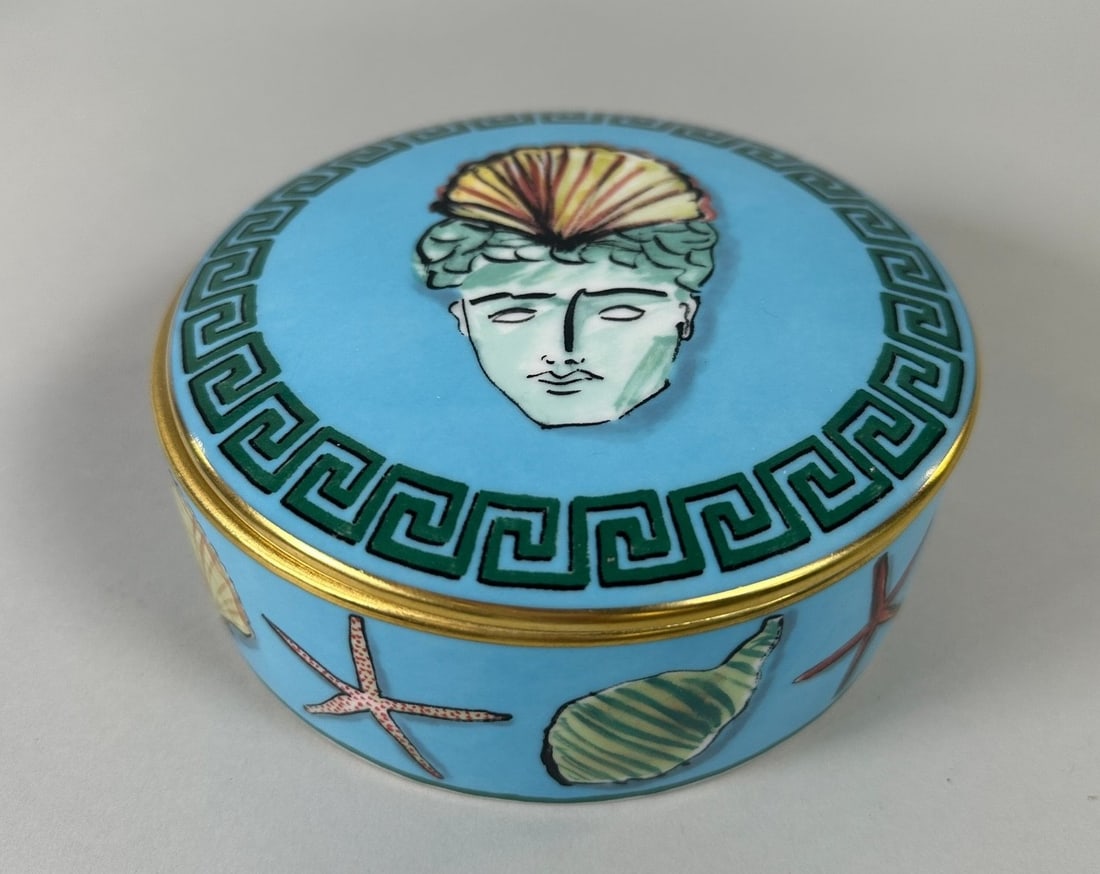 Richard Ginori Il Viaggio Di Nettuno Round Covered Trinket Box (1 of 3)