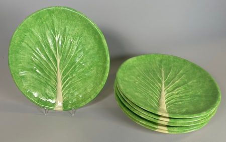 Dodie Thayer Au Bon Gout Porcelain Dinner Plates (6)