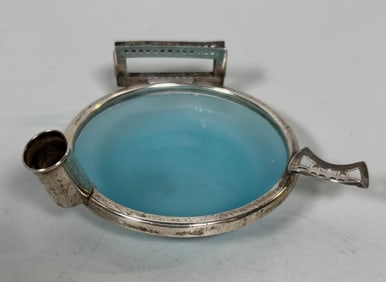 Sterling Silver Mounted Smoker's Set