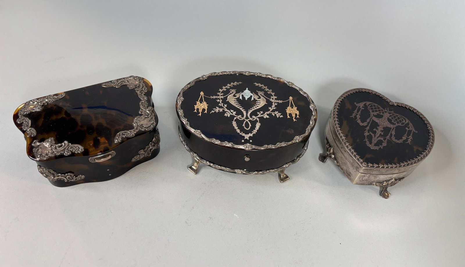 Collection Of Pique Trinket Boxes (1 of 4)