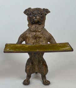 Vienna Cold Painted Bulldog Card Holder