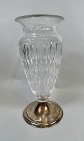 Hawkes Sterling Silver Mounted Vase