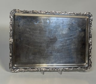Okubo (Japan) .950 Silver Tea Tray