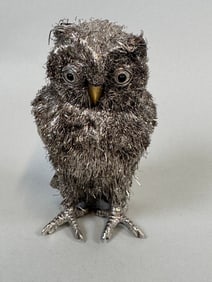 Betteridge (London) Sterling Silver Figural Novelty Owl