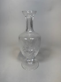 William Yeoward Etched Glass 'Fern' Bud Vase