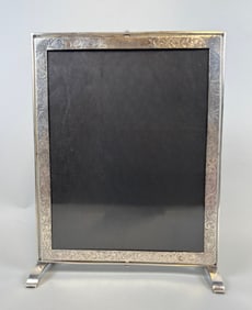 Howard & Co. Victorian Sterling Silver Rotating Two-side Picture Frame, C. 1878-1902