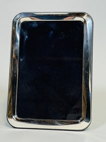 American Sterling Silver Rectangular Photo Frame With Rounded Corners, 4x6 In.