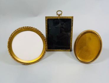 Three Vintage Picture Frames (3), Two By Fishel, Nessler & Co.