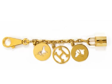 Hermes 'Breloque Olga' Gold Plated Bag Charm