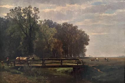 Alfred Chavannes (Swiss, 1836-1894), Swiss Pastoral Landscape