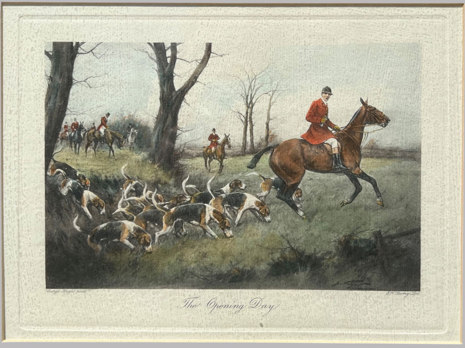 George Wright (British, 1860-1942) The Opening Day, 1908 (1 of 2)