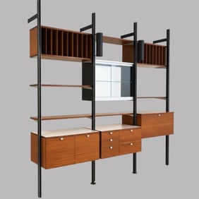 George Nelson (American, 1908-1986) For Herman Miller CSS Modular Wall Unit, Circa 1960