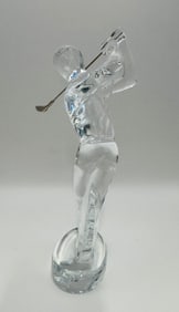 Baccarat Crystal Golfer
