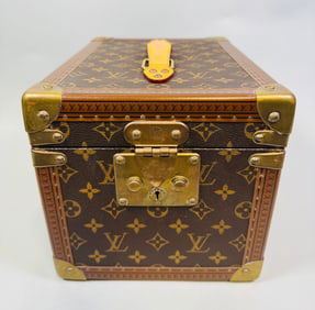 Louis Vuitton Monogram Canvas Travel 'Boite Flacons' Hard Sided Beauty Case