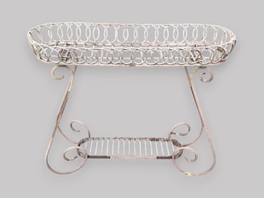 Vintage Wire Plant Stand