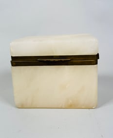 Agate Stone Box, Late 19th Century