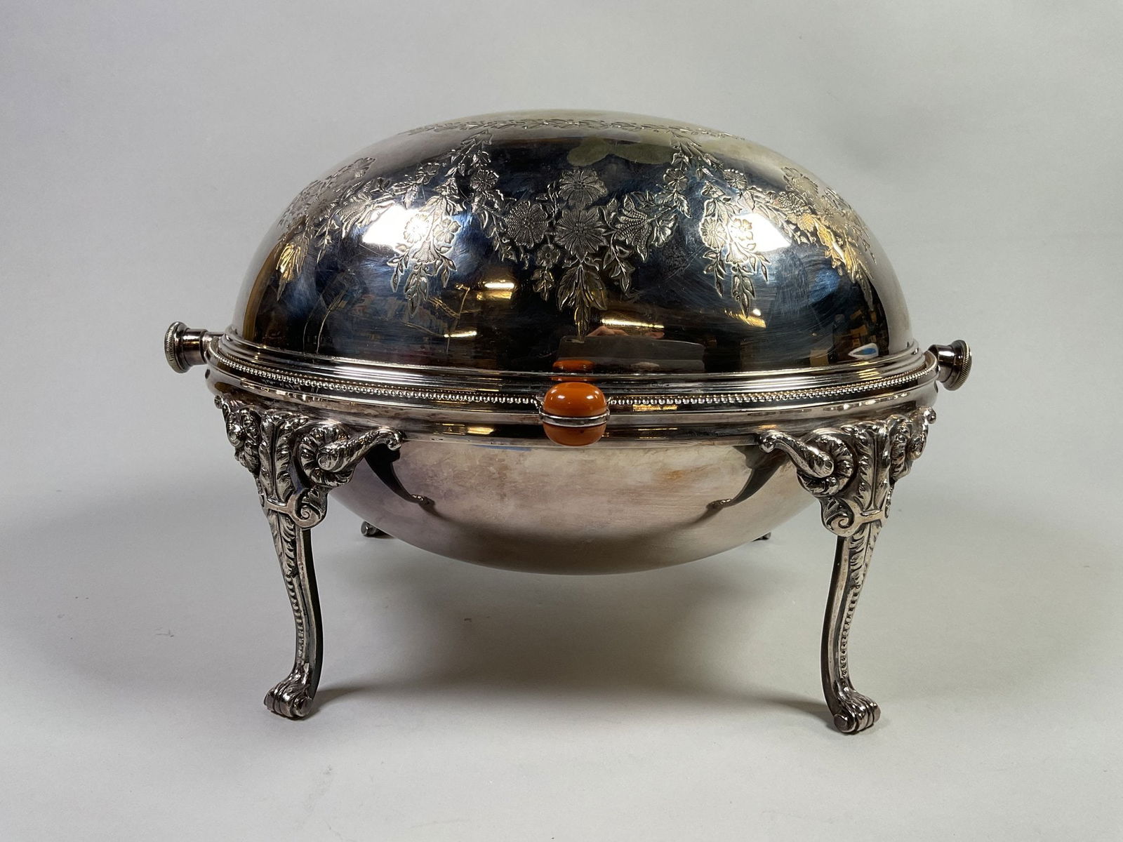 English (Martin Hall & Co.) Silver Plated Warming Dish, C. 1880 (1 of 6)