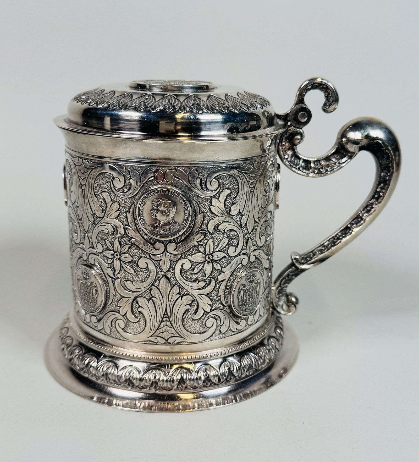 Topazio (Portugal) .916 Sterling Silver Stein (1 of 4)