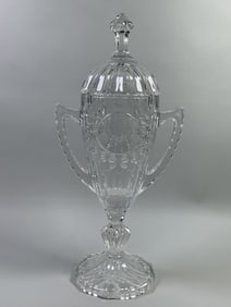 Crystal Lidded Loving Cup