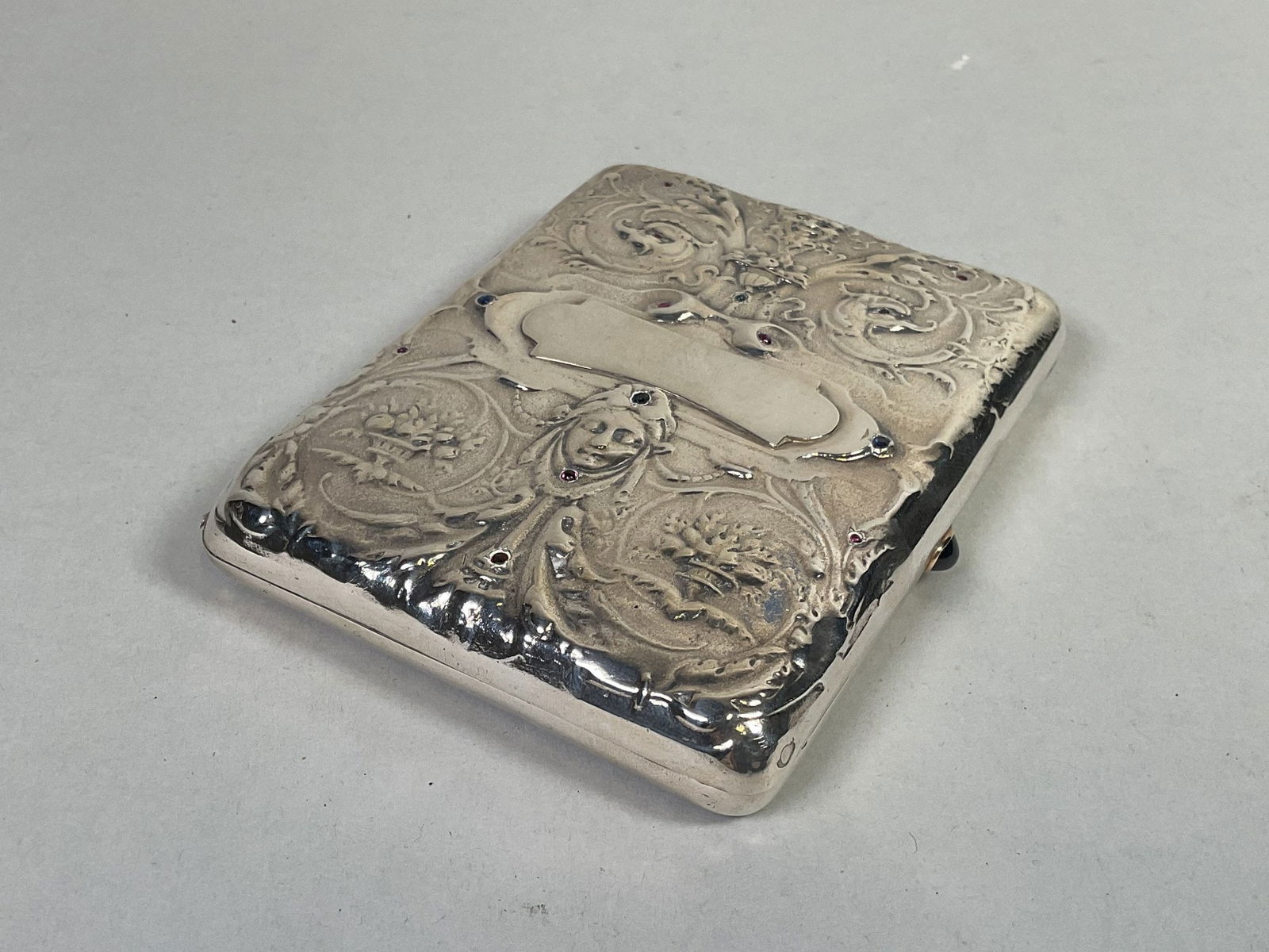Russian Silver Cigarette Case, C. 1900 (1 of 6)