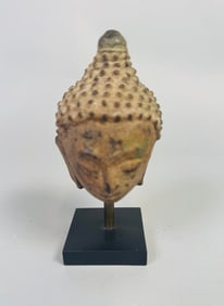 Southeast Asian Buddha Head, 19th Century Or Earlier
