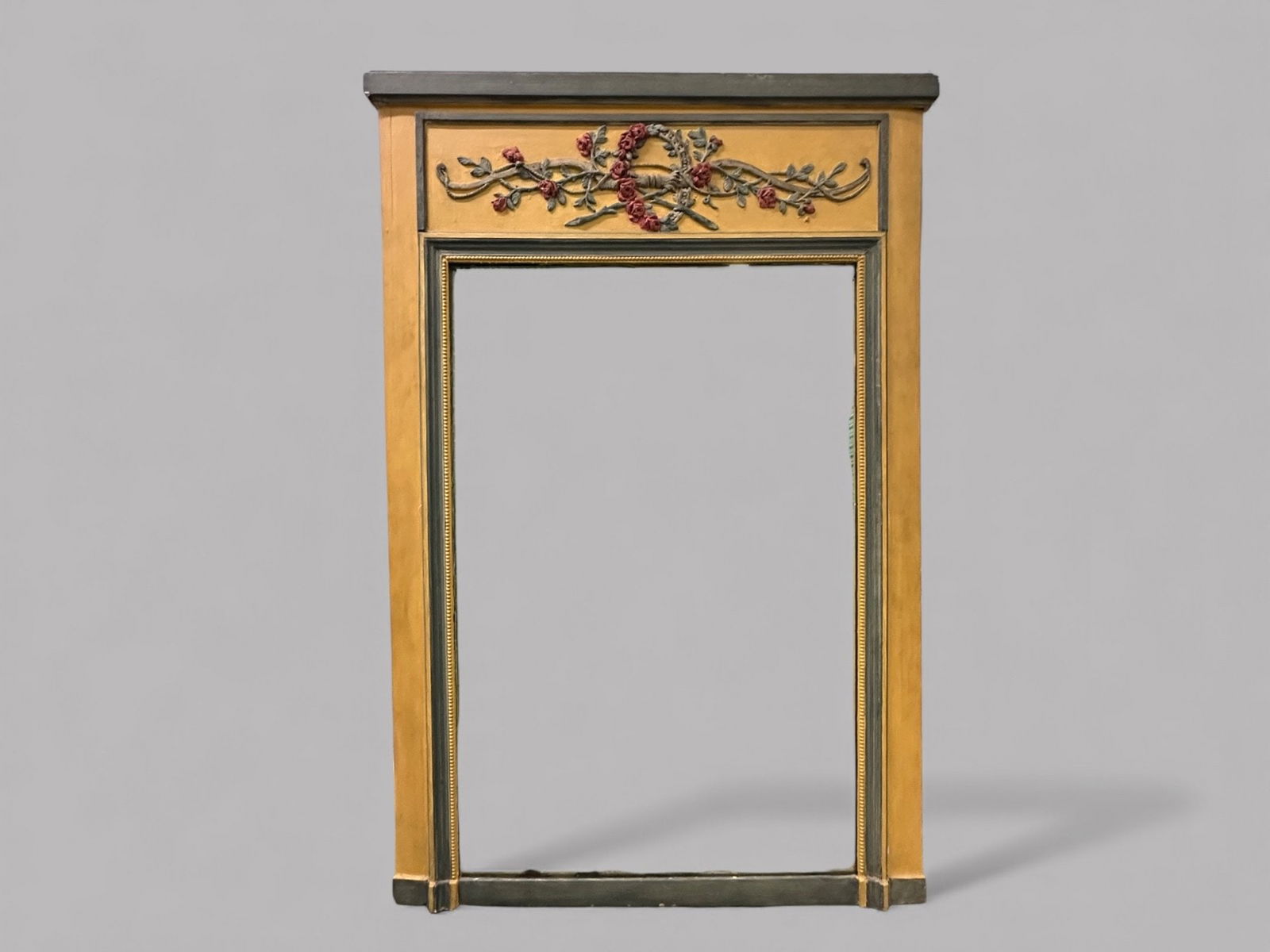 Antique Painted Neoclassical Mirror (1 of 2)