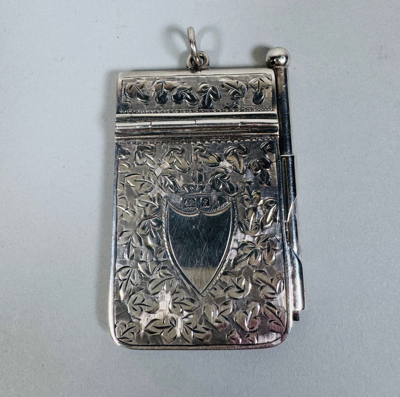 Victorian Sterling Silver Miniature Notebook And Pencil (1 of 4)