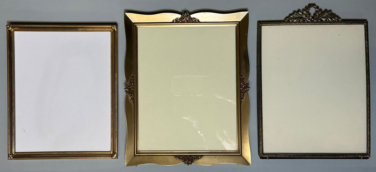 Three Vintage Metal 8x10 Picture Frame (3) (1 of 2)