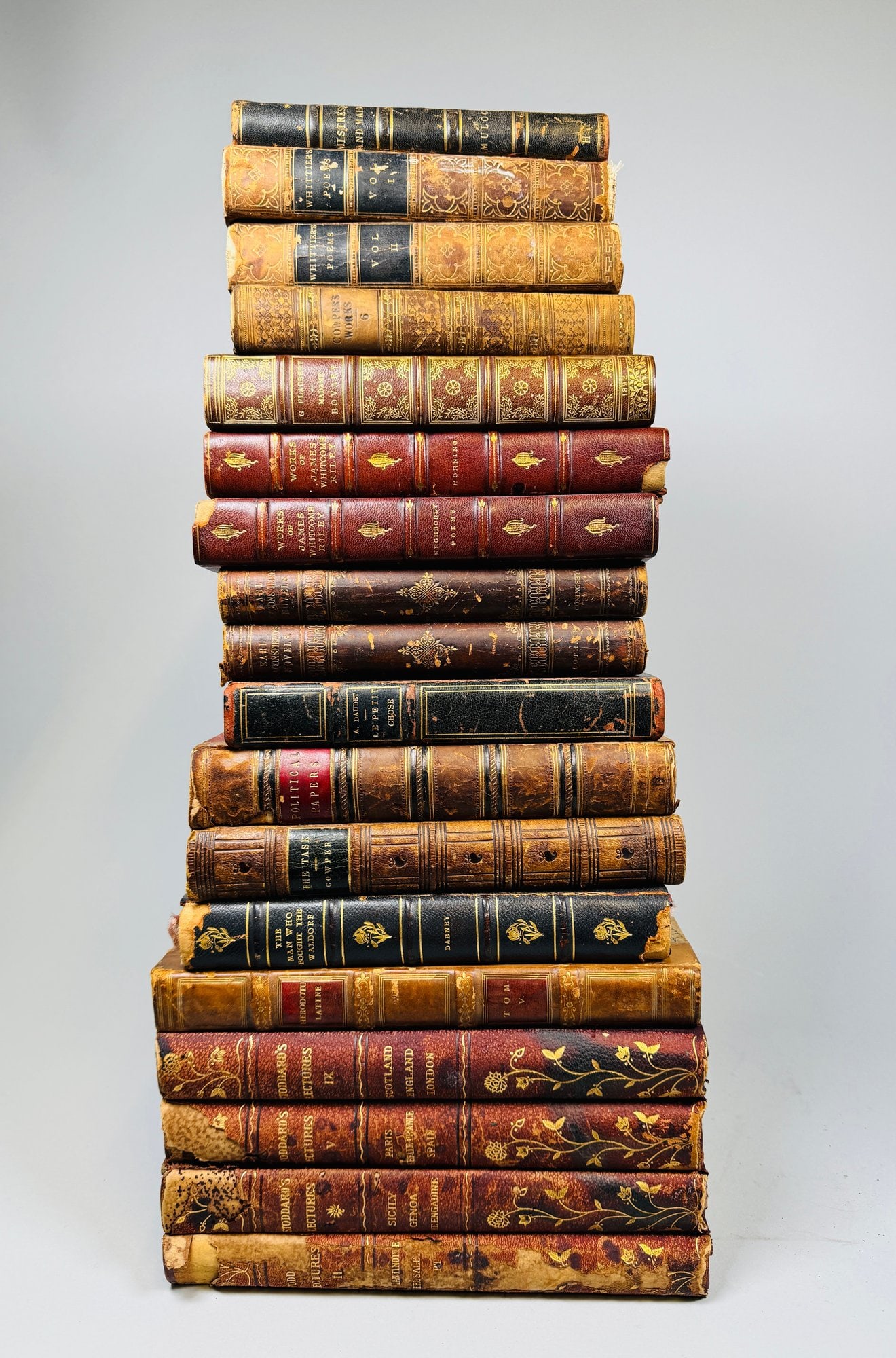 Group Of Leather Bound Books, 19th/20th Century (18) (1 of 3)