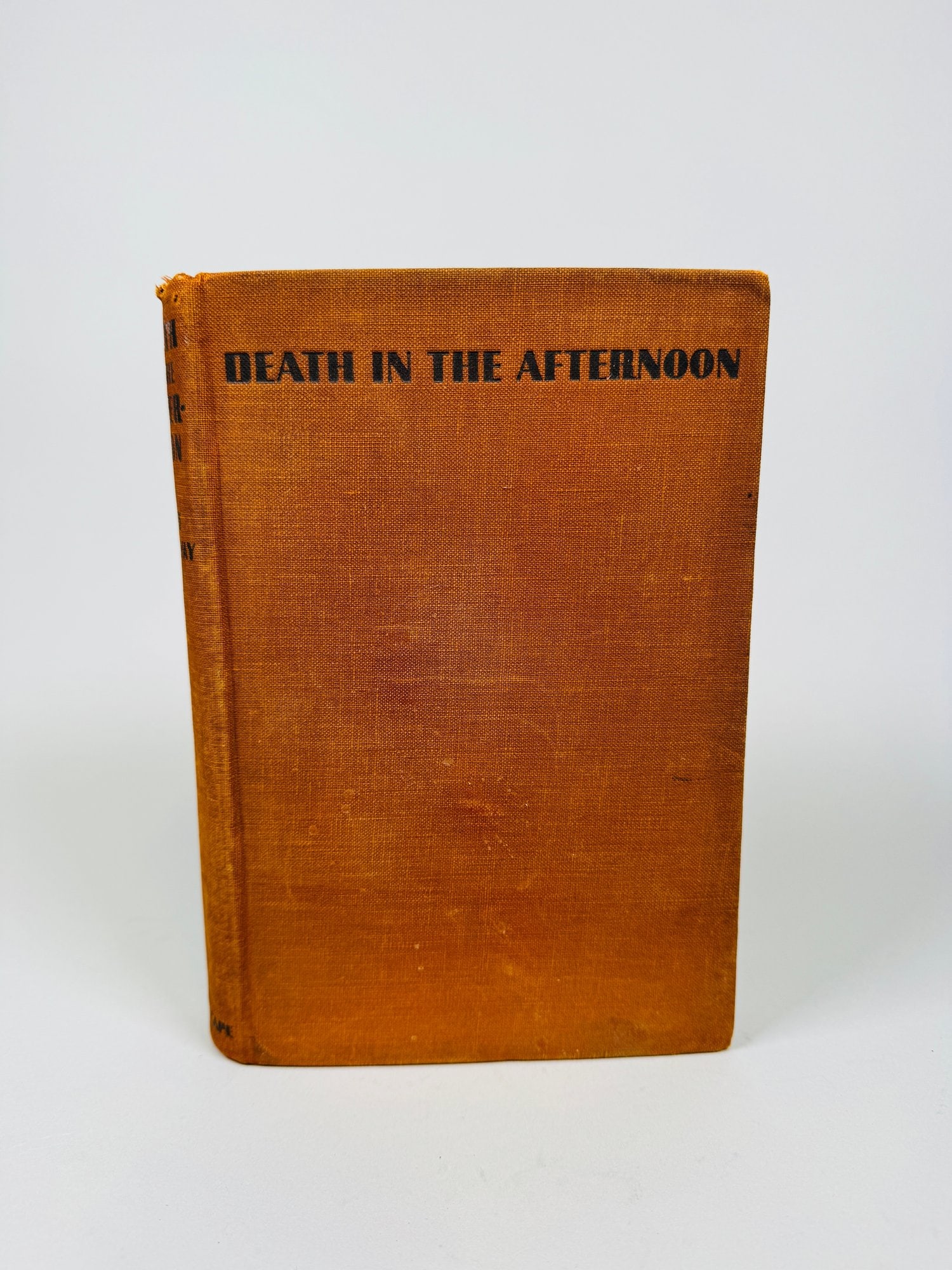 Ernest Hemingway. Death In The Afternoon. First UK Edition. 1932 (1 of 7)