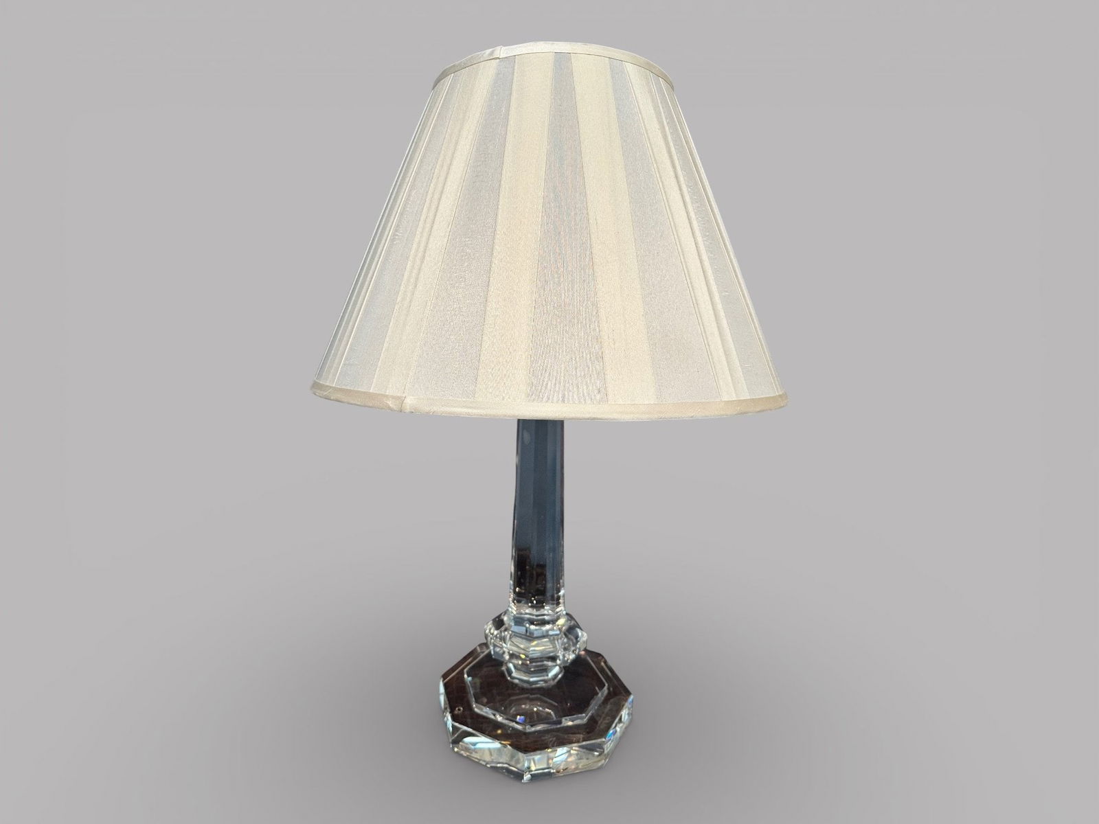Crystal Prism Table Lamp, Probably Ralph Lauren (1 of 2)
